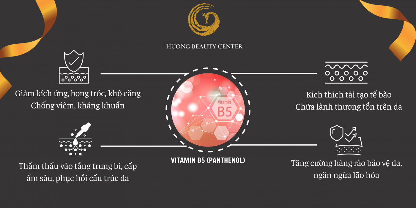Chăm sóc da sau peel- Vitamin B5-cham-soc-da-sau-peel
