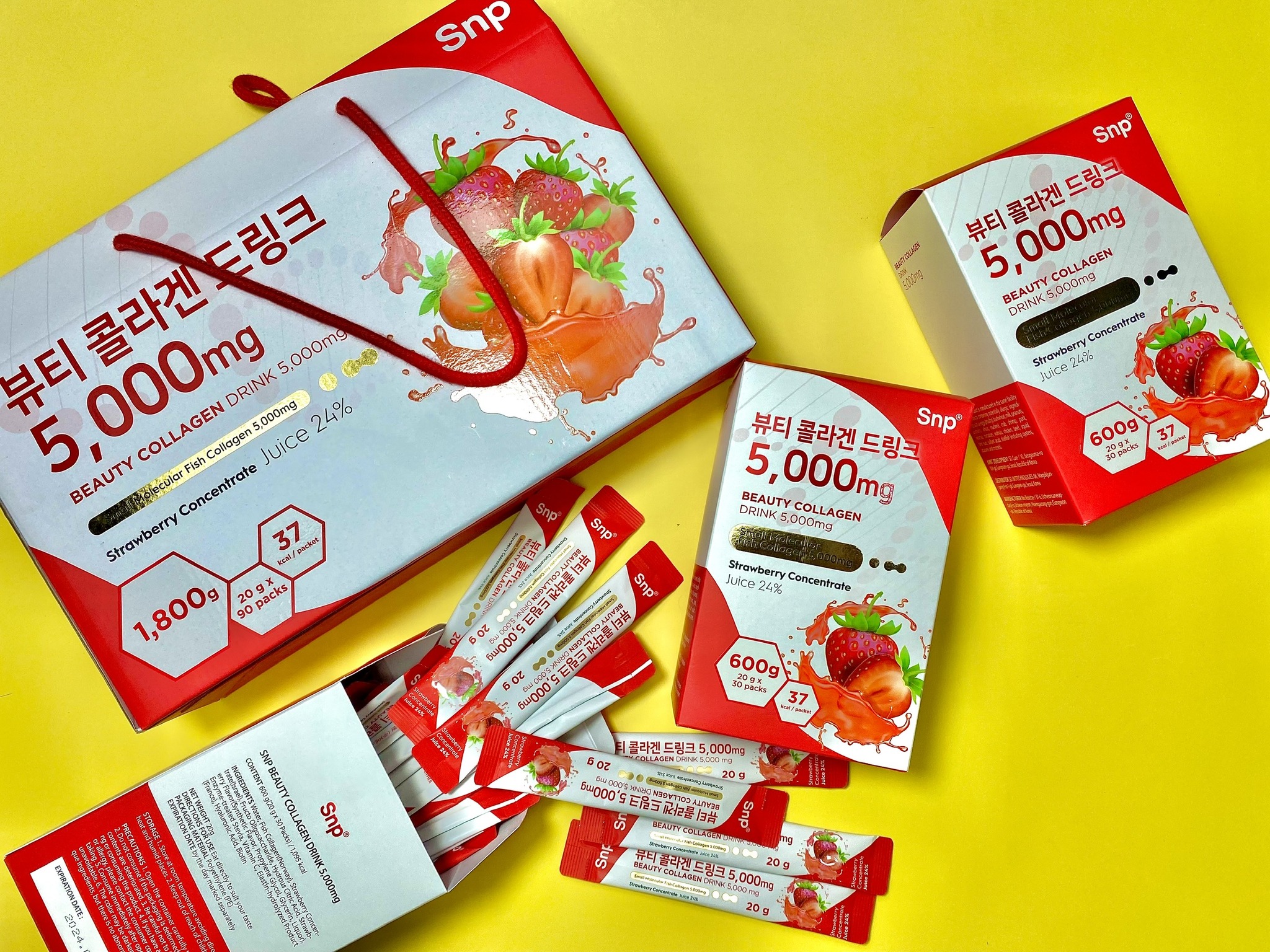 Bổ sung collagen qua đường uống với nước uống collagen snp